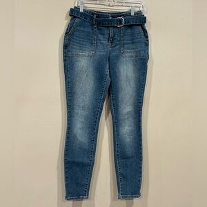 Maurice’s Womens Blue Skinny Curvy Jeans Size Small